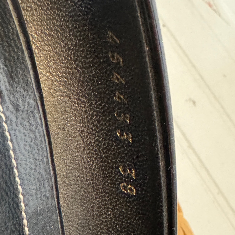 BALENCIAGA Tallon Slash Slanted Patent-Leather Heel Pumps - Black - Picture 6 of 12